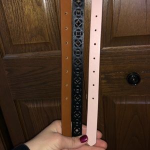 3 Steve Madden belts
